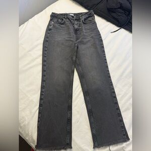 Zara Charcoal Straight Leg Women's Jeans